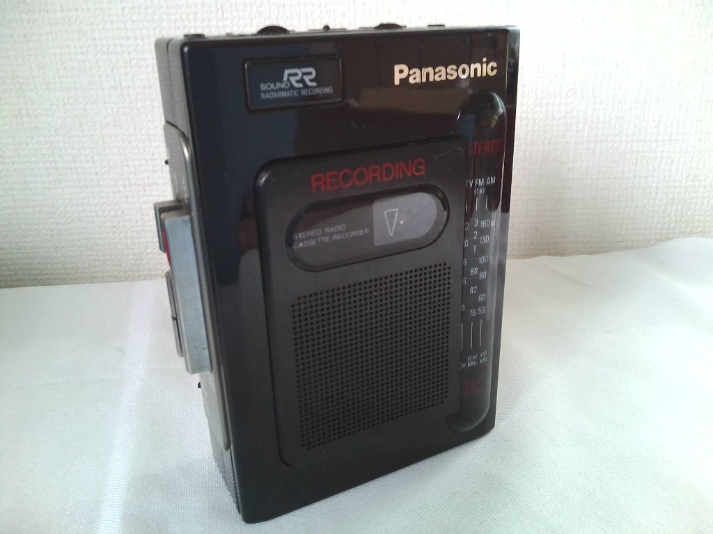 最旬ダウン 希少！日本製☆Panasonic RX-FS8 カセットレコーダー AM