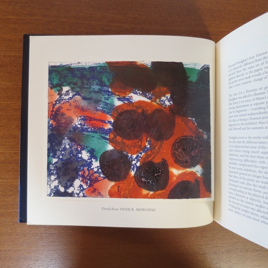  Howard * ho ji gold exhibition viewing . catalog # fine art hand . art Shincho llustrated book abstract painting work compilation Howard Hodgkin Venetian Views 1995