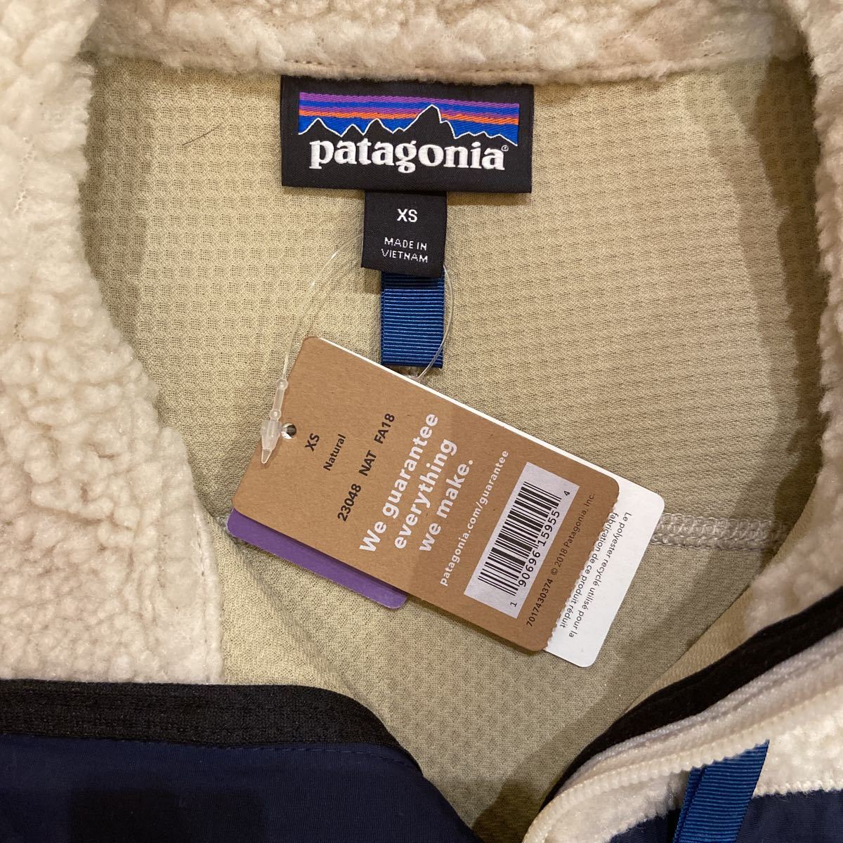 未使用品 2018年 パタゴニア レトロX ベスト XS フリースベスト patagonia