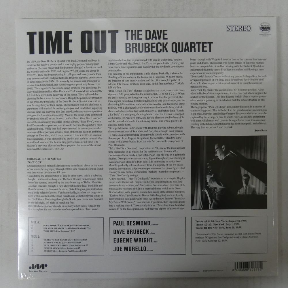 46019051;【未開封/高音質180g重量盤/シュリンク】The Dave Brubeck