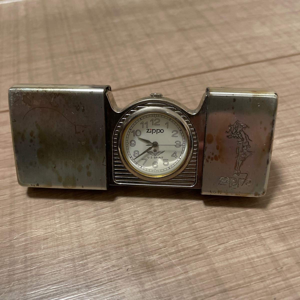 ZIPPO ジッポ　ジッポー　Windy TIME TANK　POCKET CLOCK　置時計 