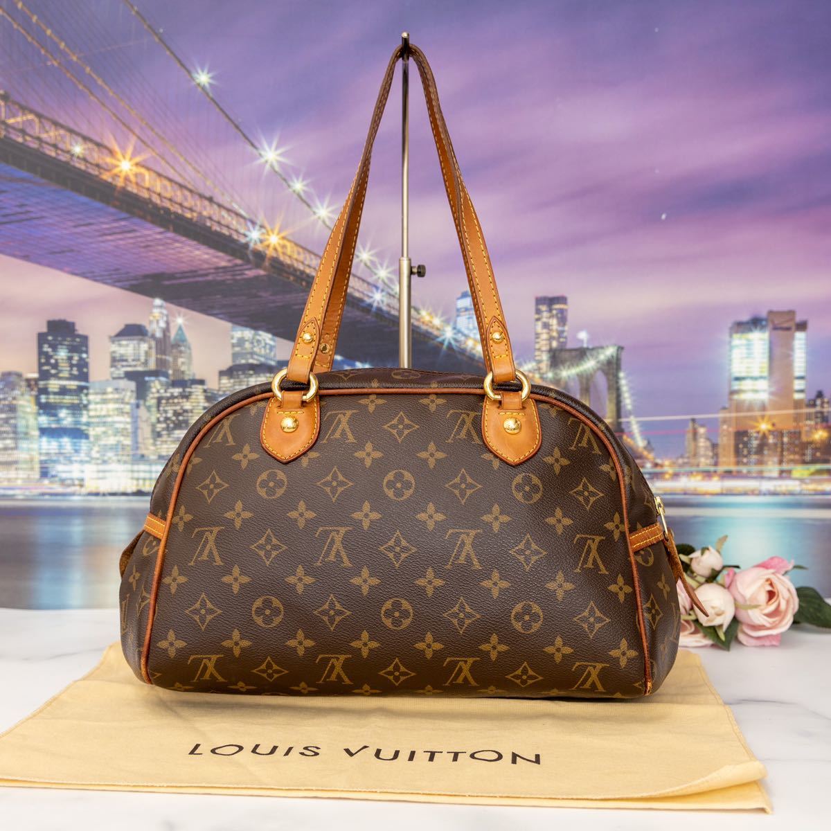 ルイヴィトン モノグラム モントルグイユ PM トートバッグ LOUIS