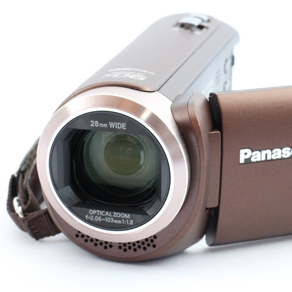 パナソニック HDビデオカメラ W585M 64GB ワイプ撮り 高倍率90倍ズーム ブラウン HC-W585M-T