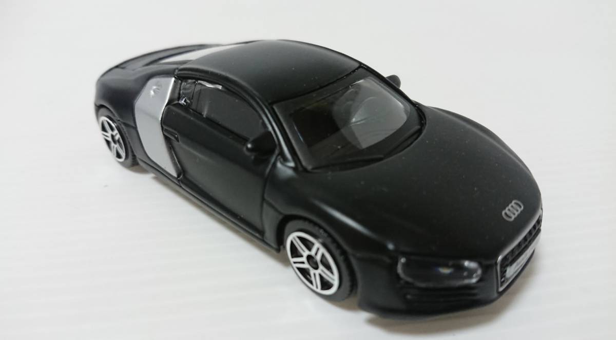 burago BBurago Kyosho STREET FIRE minicar Audi R8( Flat black ) die-cast figure scale 1/43