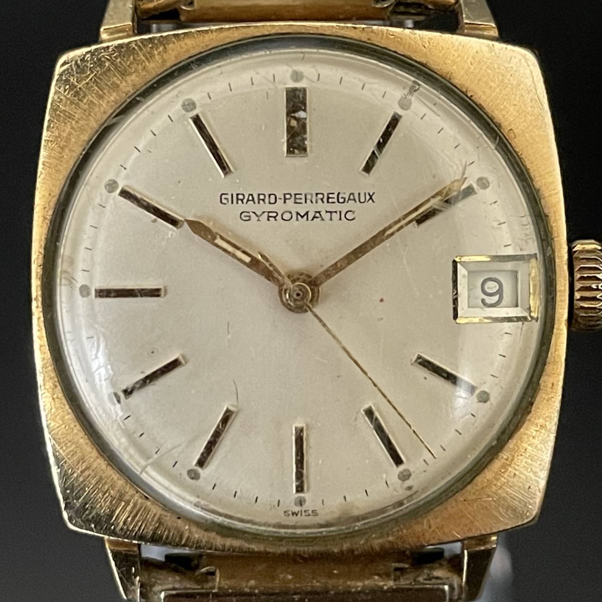 名品】ジラールペルゴ/Girard Perregaux/ジャイロマティック/スクエア