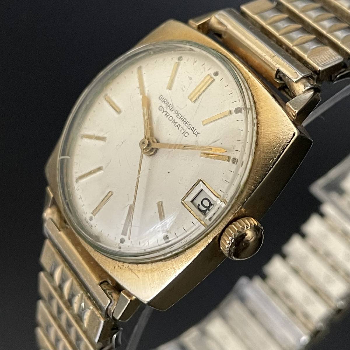 名品】ジラールペルゴ/Girard Perregaux/ジャイロマティック/スクエア