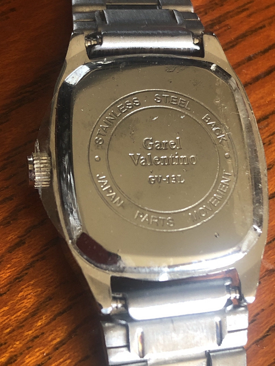 【Garel Valentino・レディースクォーツ腕時計】未使用　保管品　フリーベルト【23/04 TY-6A】