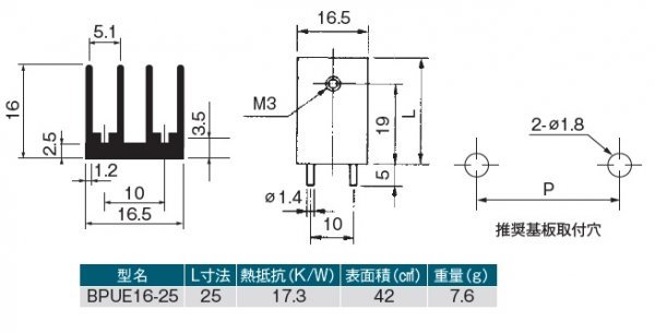 OZ05 water . electro- machine industry mizten pin attaching .. vessel ( heat sink )[BPUE16-25]10 piece set unused goods 