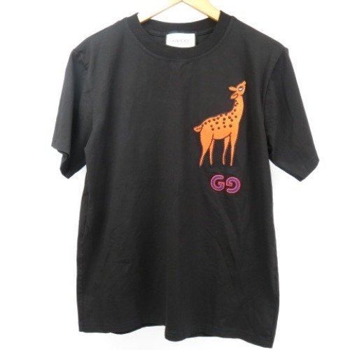 63503☆1円スタート☆GUCCI グッチ 新品同様美品 鹿 シカ 服 トップス