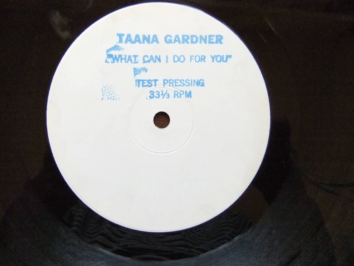 TAANA GARDNER / WHAT CAN I DO FOR YOU テスト盤_画像3