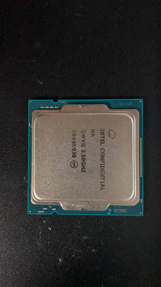 【2022 新作】 Intel I7 11700 LGA 1200 テスト版 中古分解品 BIOS起動確認 社内管理番号D66 Core i5