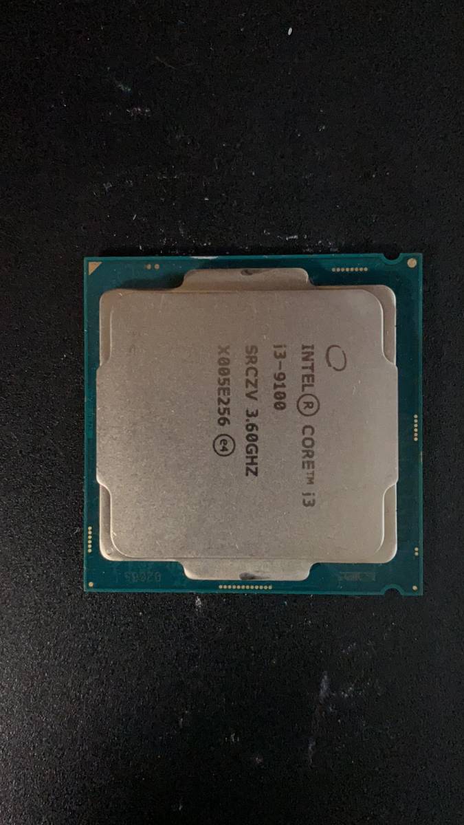 いよいよ人気ブランド CPU core i3 9100 LGA1151 中古