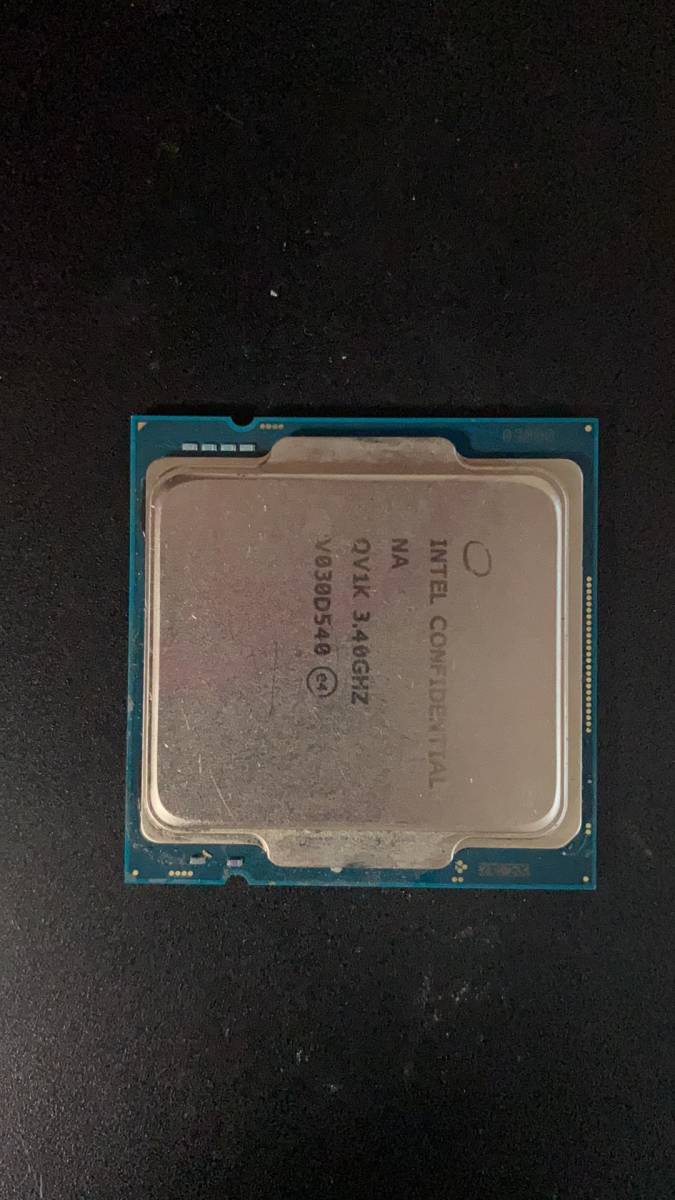 Intel I9 11900K LGA 1200 テスト版 分解品 BIOS起動確認 社内管理番号E75