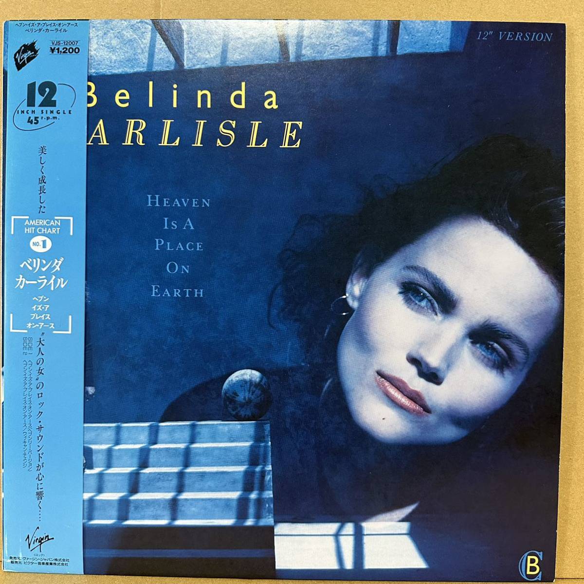 ほぼ新品 超美品【12'】帯付　BELINDA CARLISLE / HEAVEN IS A PLACE EARTH_画像1