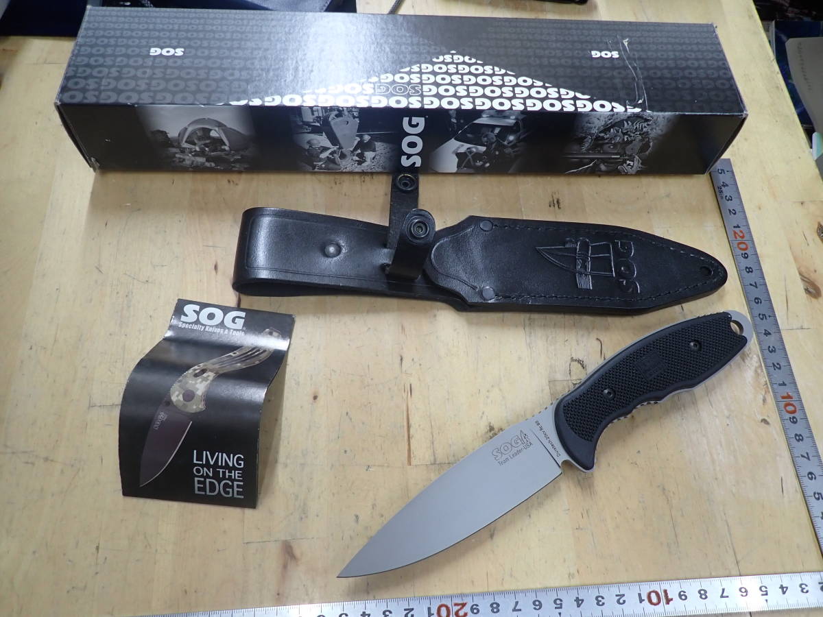 『X08T』SOG TEAM LEADER DURATECH USA RC60 シースナイフ 元箱付 20cv Rc60 ソグ ナイフ