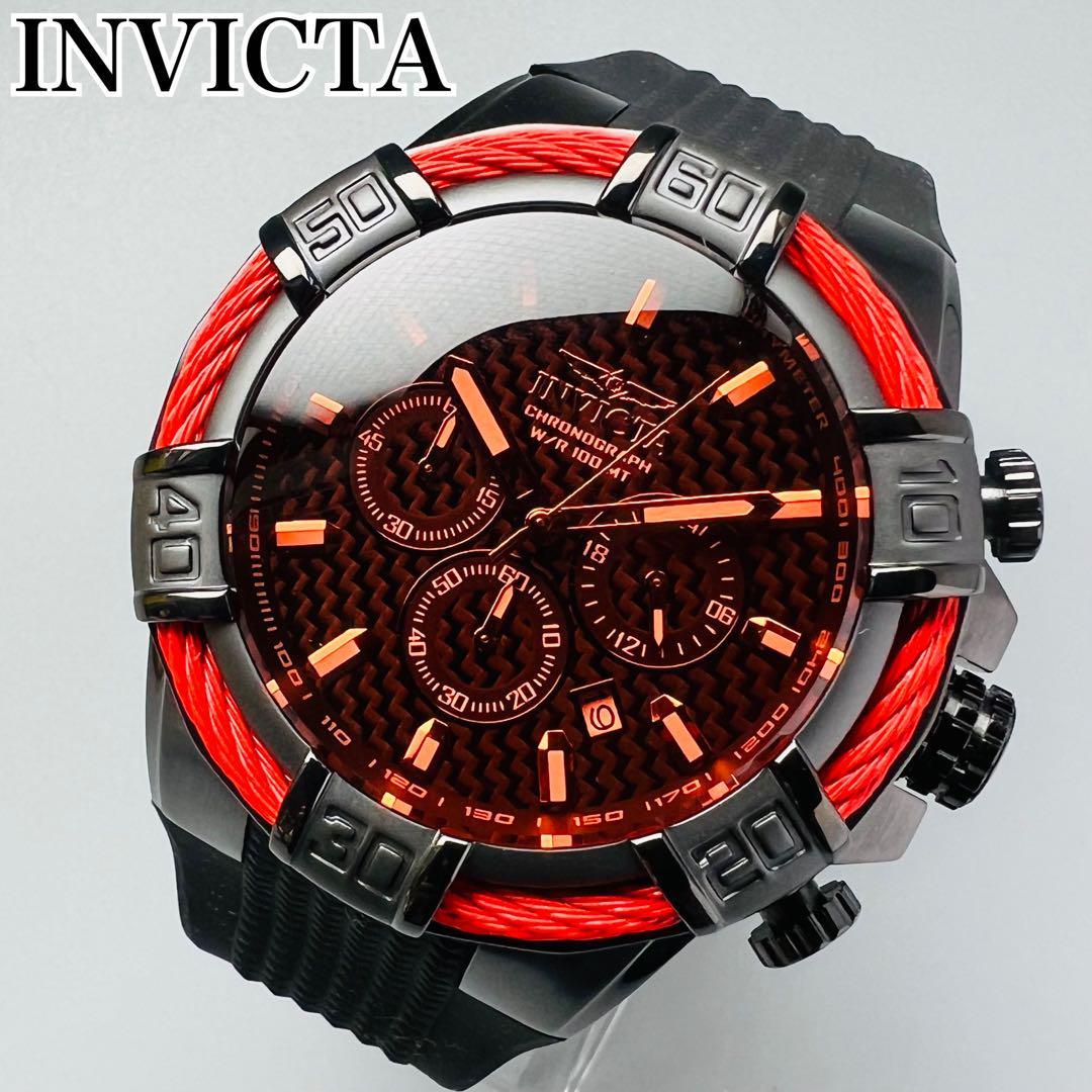 腕時計 INVICTA インビクタ レッド 新品 ケース付属 ボルト メンズ