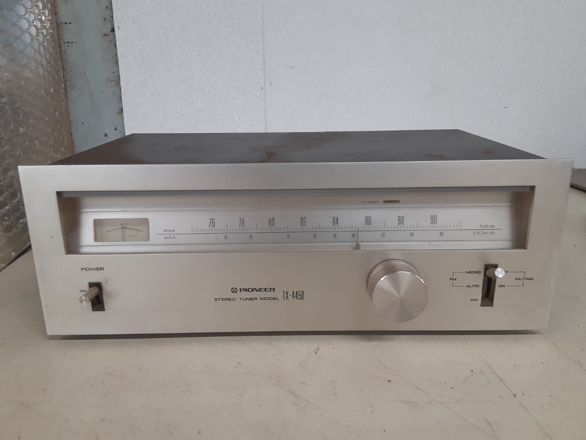 日本初の 【中古】 FMチューナー AM ステレオ TX-4450 パイオニア