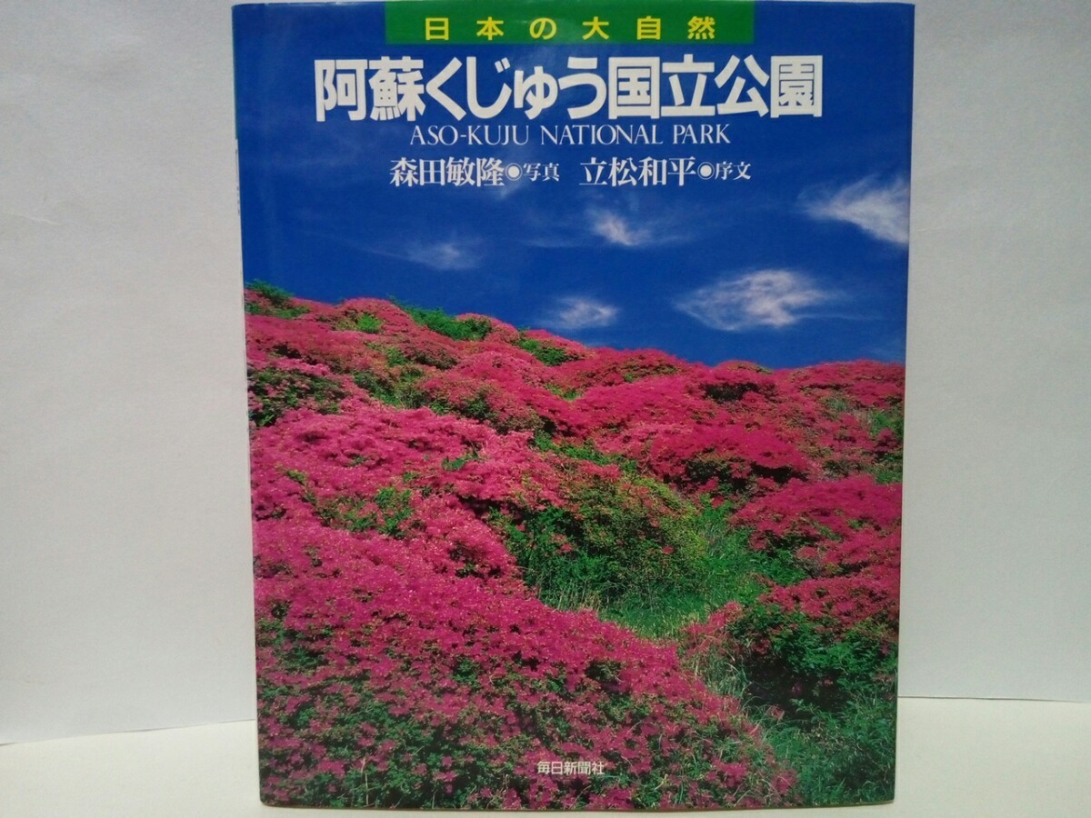 絶版◆◆日本の大自然2阿蘇くじゅう国立公園◆◆熊本県 大分県☆阿蘇山 仙酔峡ミヤマキリシマ南阿蘇 久住高原 九重連山 黒岳 由布院盆地 他