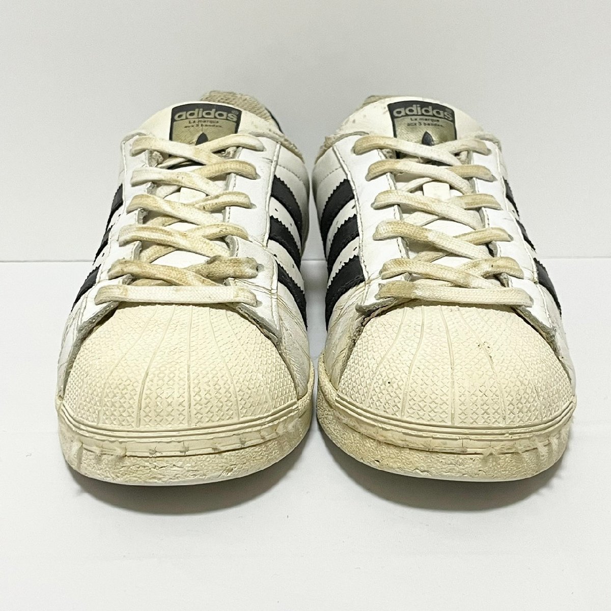 (^w^)b アディダス オリジナルス スーパースター ローカット スニーカー シューズ 靴 adidas ORIGINALS SUPERSTAR 定番 25.0cm S0682EE_画像3