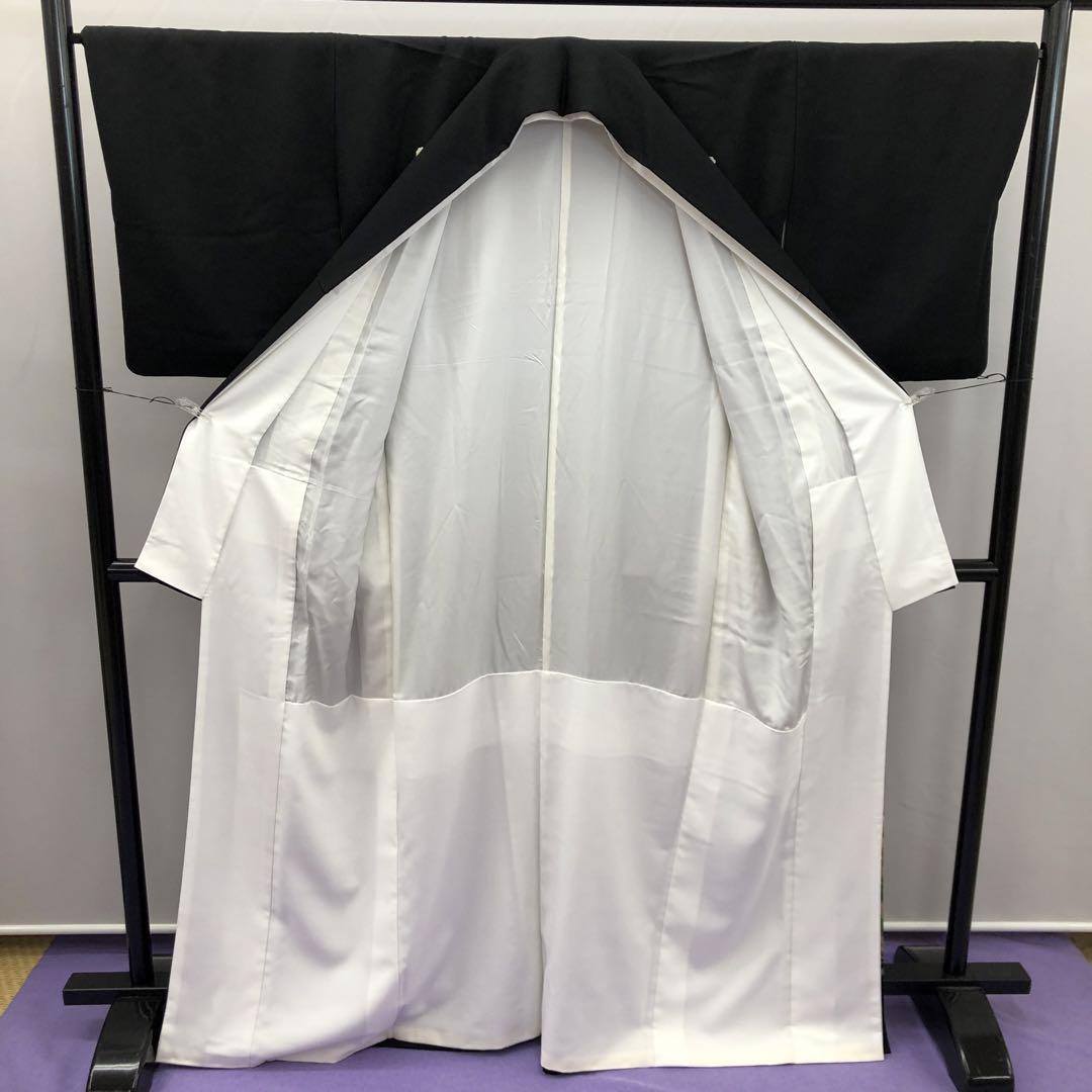 2827 黒留袖 剣方喰 紋 翠晶 松竹梅 里山 落ち着いた 湖 | www