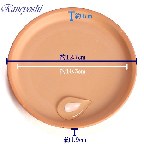 植木鉢 おしゃれ 安い 陶器 サイズ 16.5cm 長ラン鉢 5号 素焼 受皿付 室内 屋外 レンガ 色_画像5