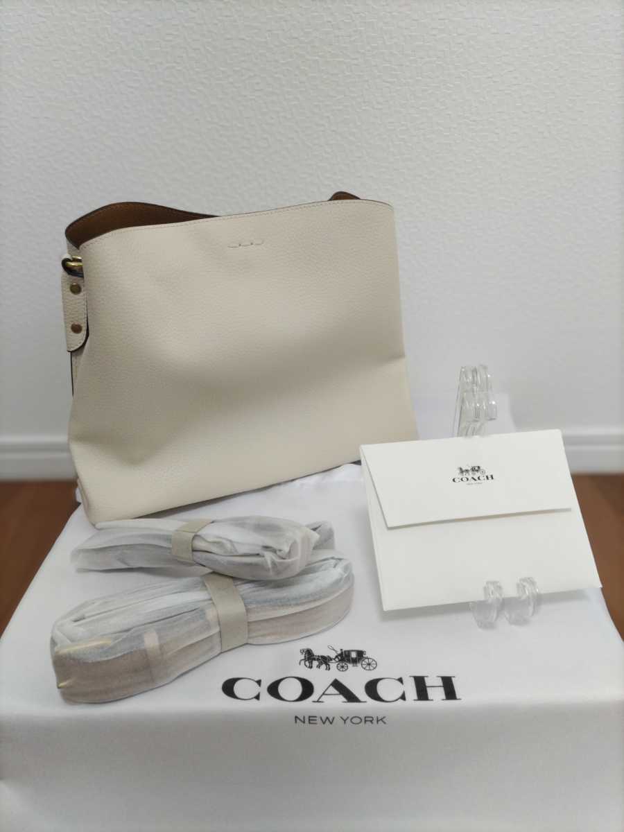 COACH コーチ ショルダーバッグ ウイロー 肩掛け ホワイト