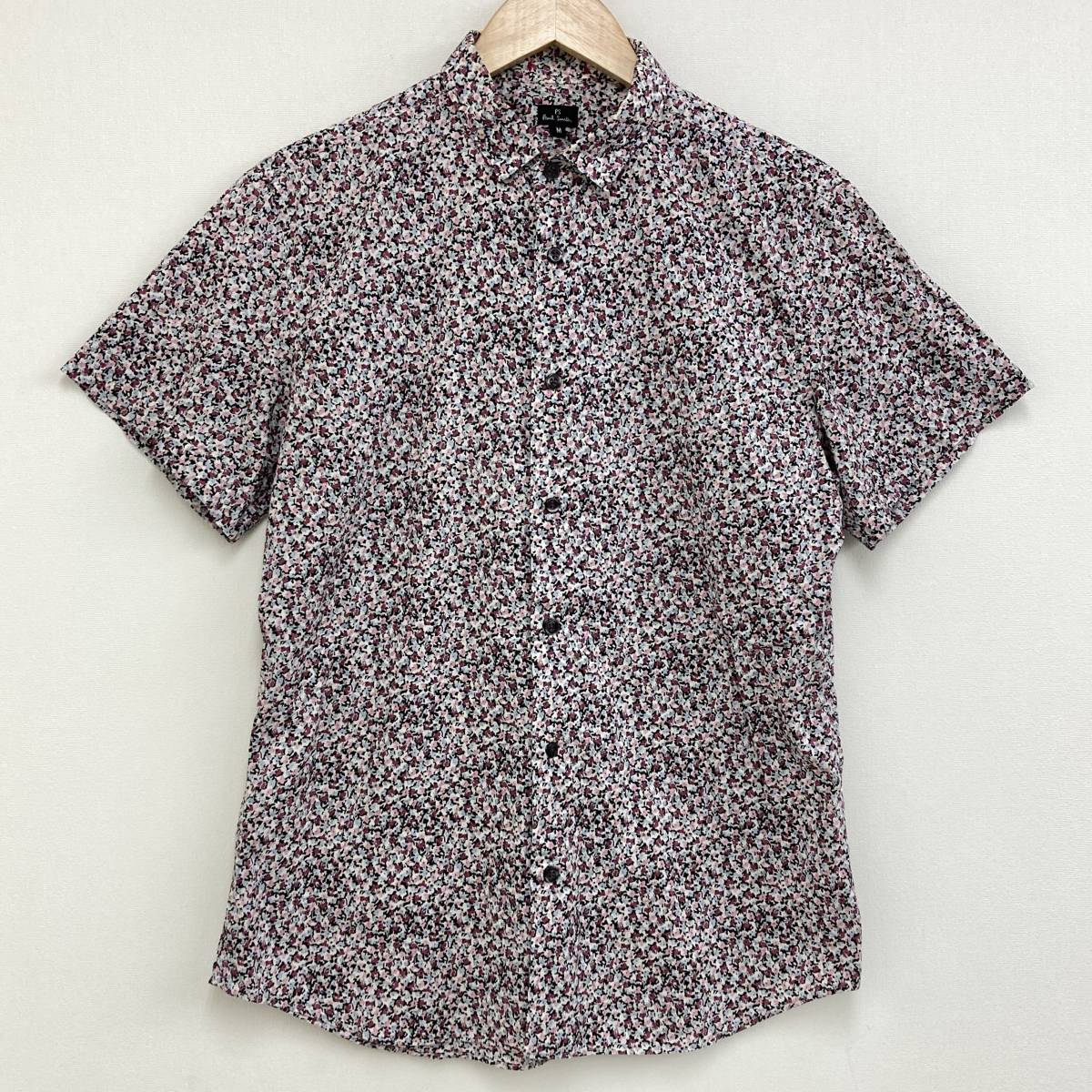 PS Paul Smith floral print total pattern short sleeves shirt made in Japan men's M size Paul Smith pattern shirt botanikaru floral 2080385