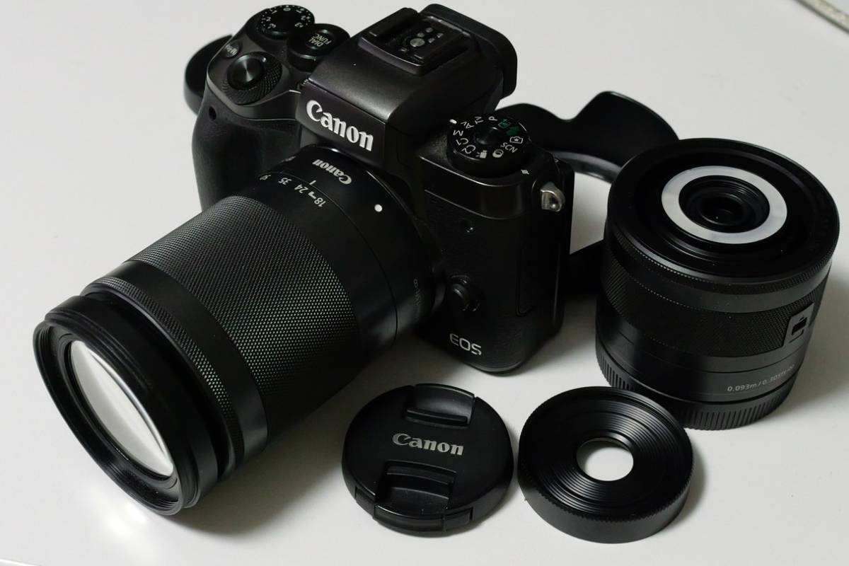 驚きの値段で キャノン M5 EOS レビュー投稿で選べる特典 レンズ M5 18