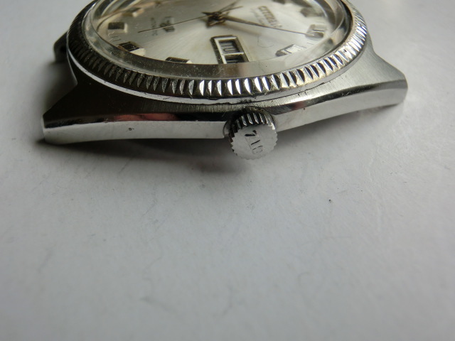 【ベルト無】 シチズン メンズ腕時計 クリスタルセブン オートマチック 自動巻き フルーテッドベゼル_画像3