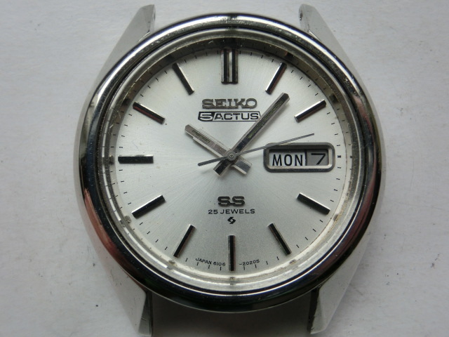 【ベルト無】 セイコー メンズ腕時計 5アクタスSS オートマチック 自動巻き 6106の画像1