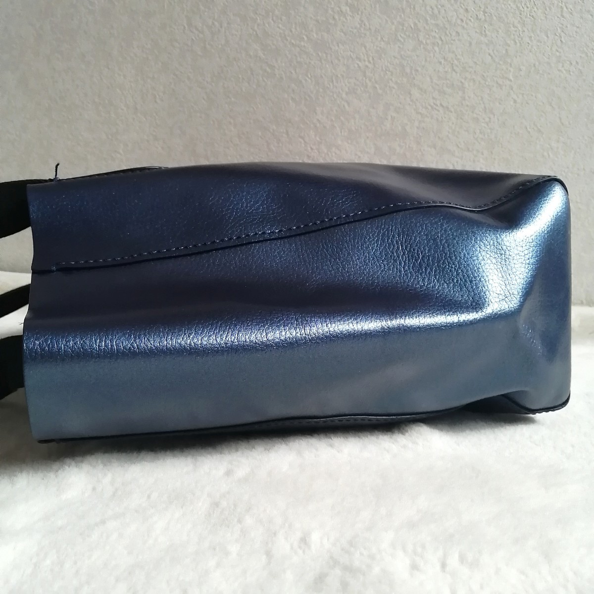 希少カラー】COACH コーチ トートバッグ ダービー メタリックブルー