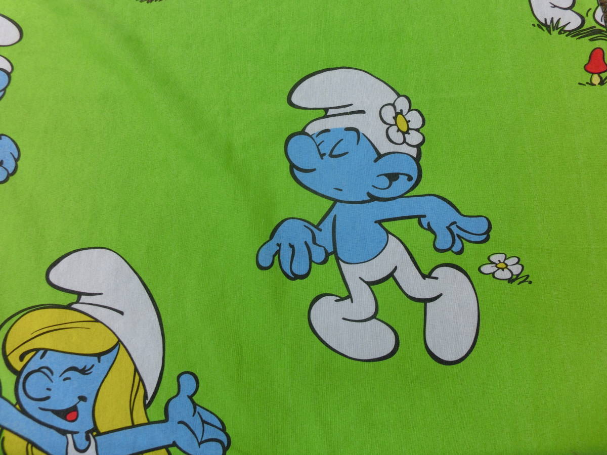  Vintage Smurf Flat простыня большой рисунок 