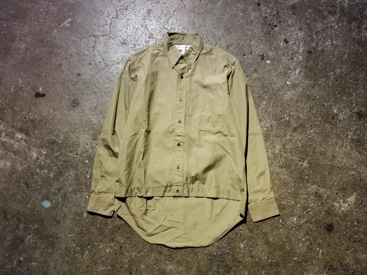 税込) COMME des GARCONS SHIRT 90s フロントショートデザインシャツ