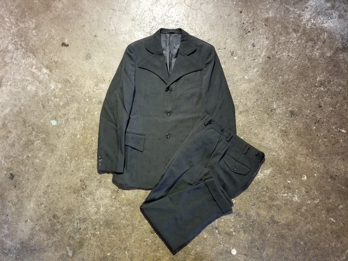 COMME des GARCONS HOMME PLUS 01AW 変形ラペルセットアップ