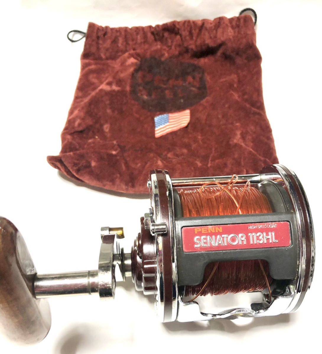 ペン PENN reels PENN SENATOR Ⅱ 113HL PAT'D スペシャル 4/0 箱付き