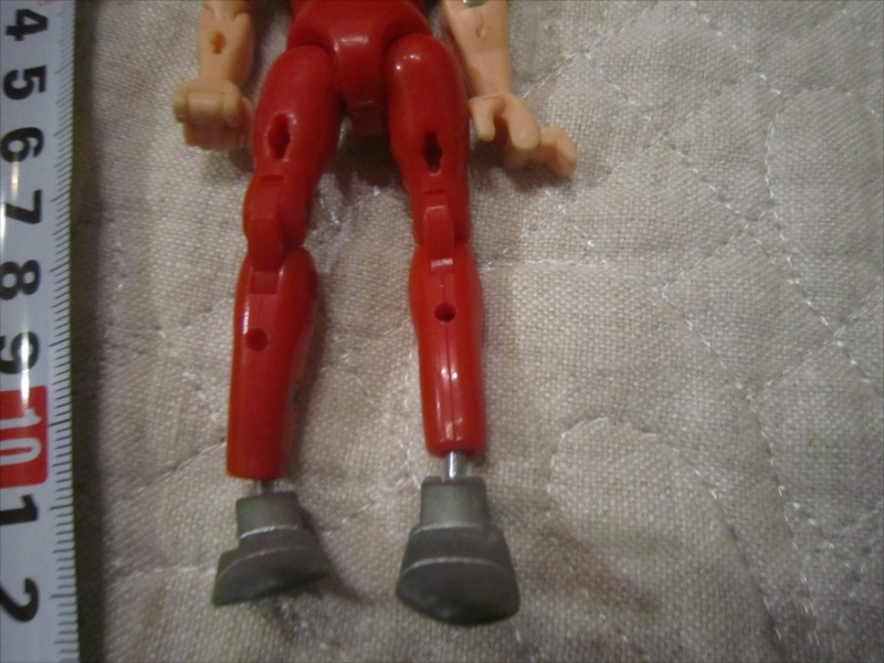 レア　フィギュア　人形　男性　1988　バンダイ　K/S・T・T　レッド　赤色　Tポイント消費_画像3
