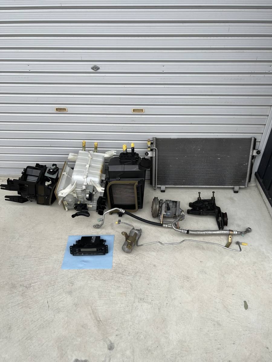 s15 シルビア 純正 エアコン一式 コンデンサー コンプレッサー