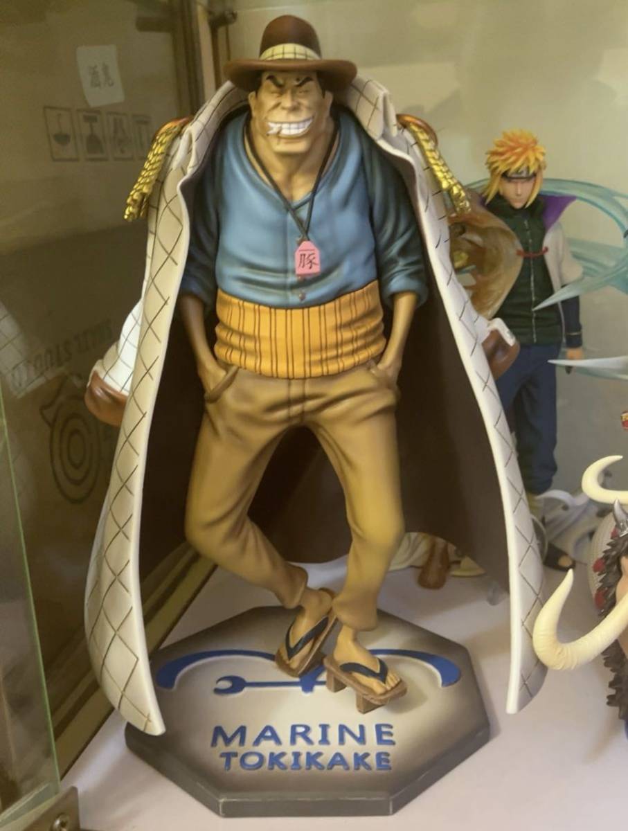 ワンピース ONE PIECE フィギュア ガレージキット 海軍茶豚 Stand