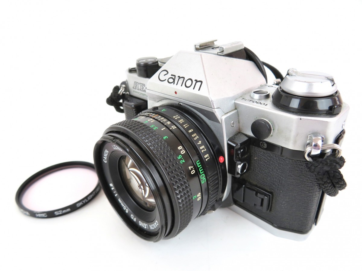 国産品 CANON 一眼レフ フィルムカメラ AE-1 PROGRAM 本体 レンズ LENS