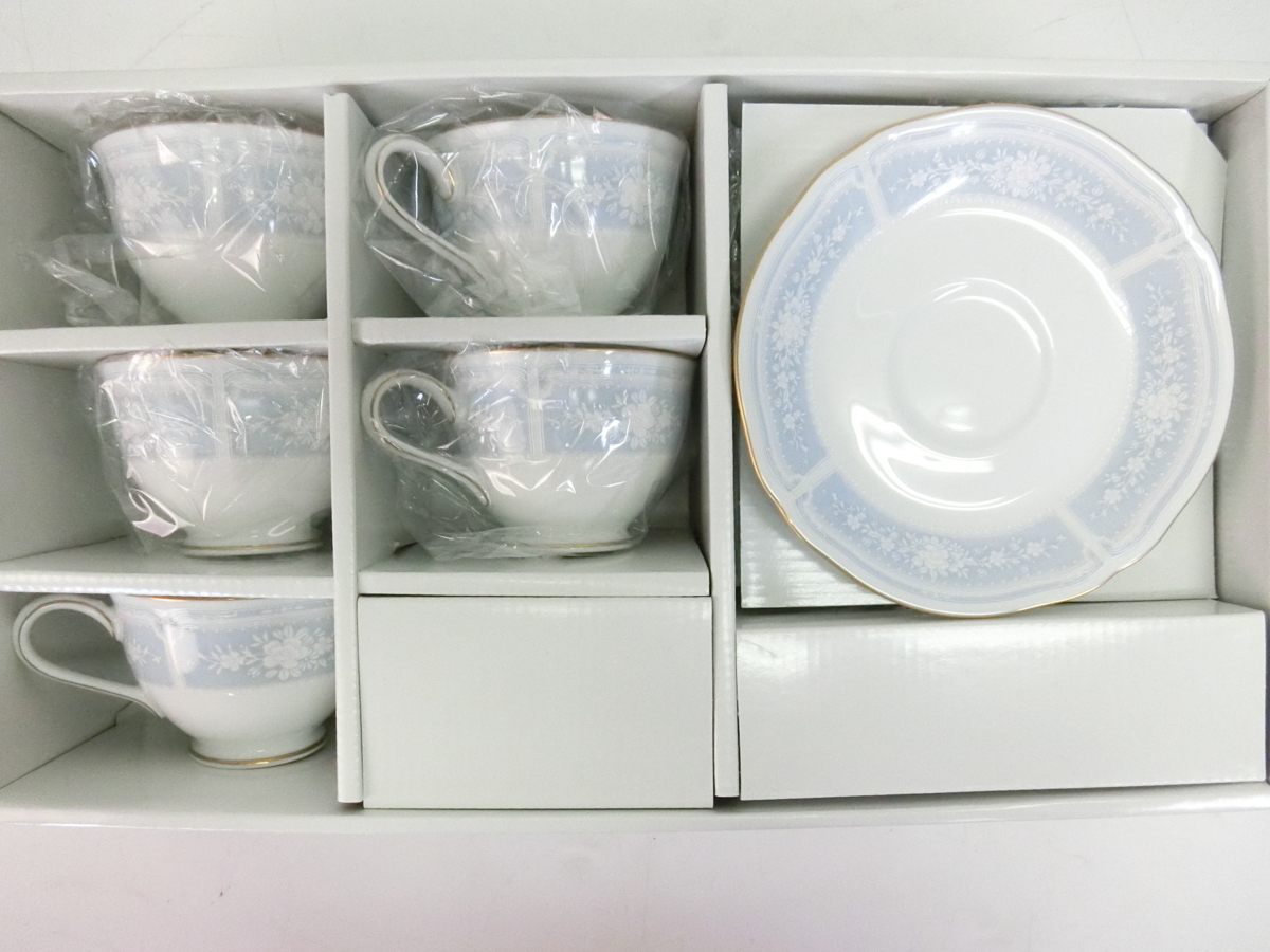 美品 Noritake ノリタケ レースウッドゴールド ティーセット カップ