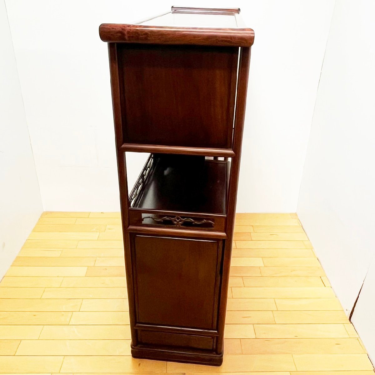 違い棚 飾り棚 煎茶棚 飾り台 茶道具 置き水屋 /SR2F 違い棚 飾り棚 煎茶棚 飾り台 茶道具 置き水屋 /SR2F