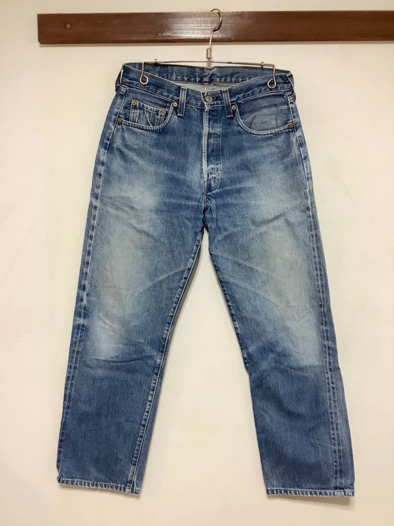 E-1024 USA製 Levi's リーバイス 501 デニムパンツ W32 555 バレンシア