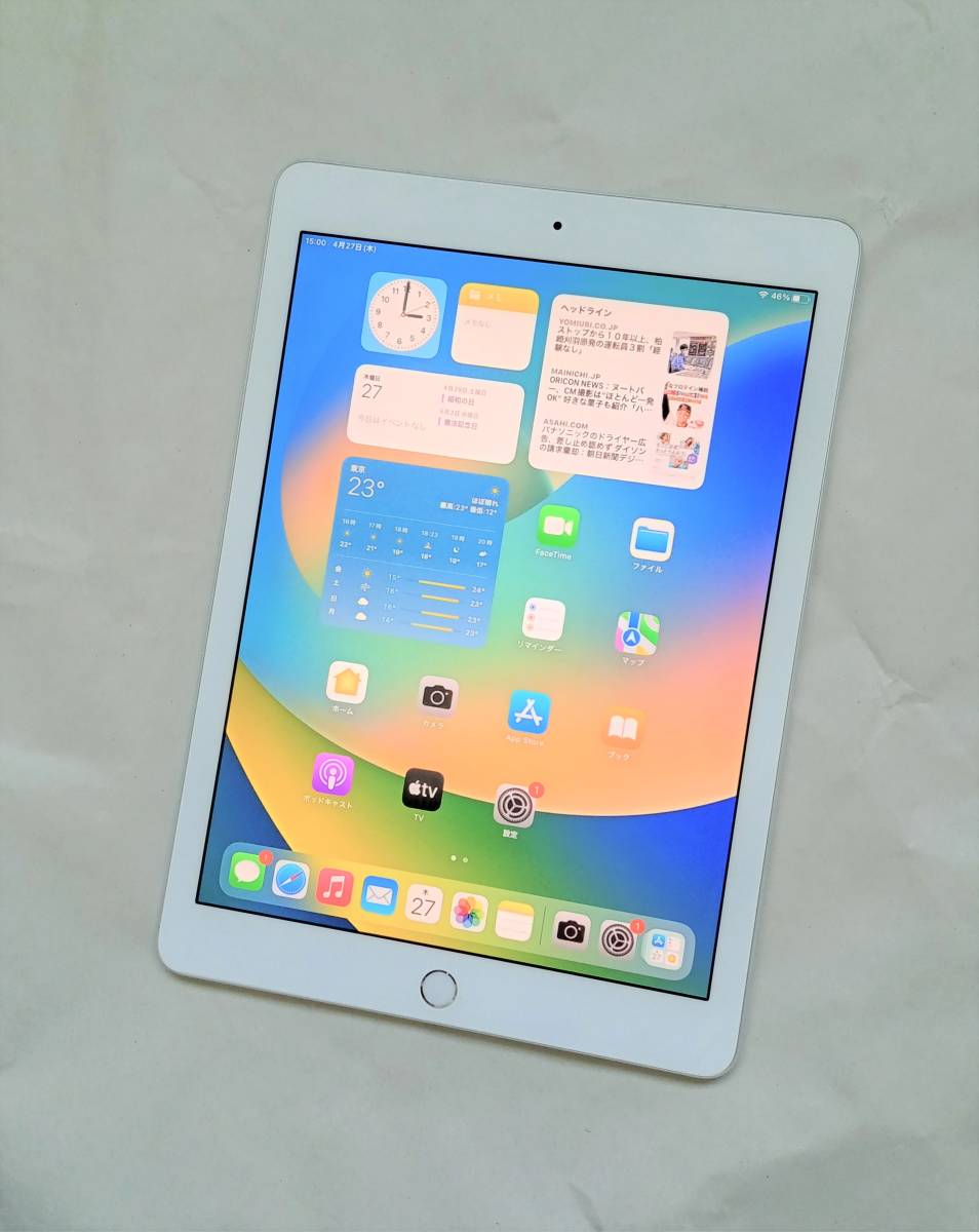 iPad 第6世代 9.7インチ OS16.3.1 A1954 SIMフリー-