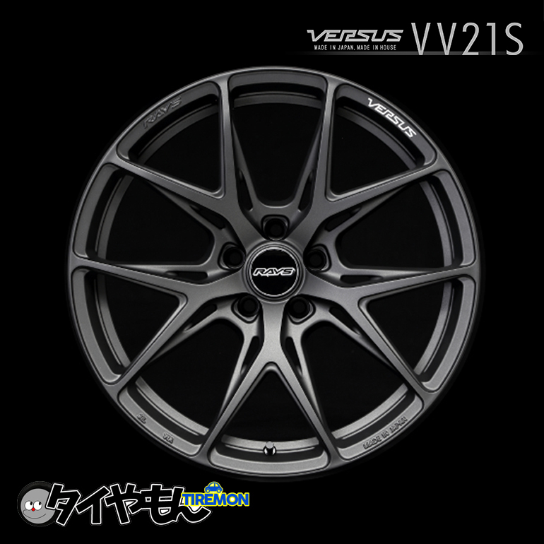 RAYS VERSUS VV21S 19インチ 5H114.3 9.5J 32 4本セット ホイール