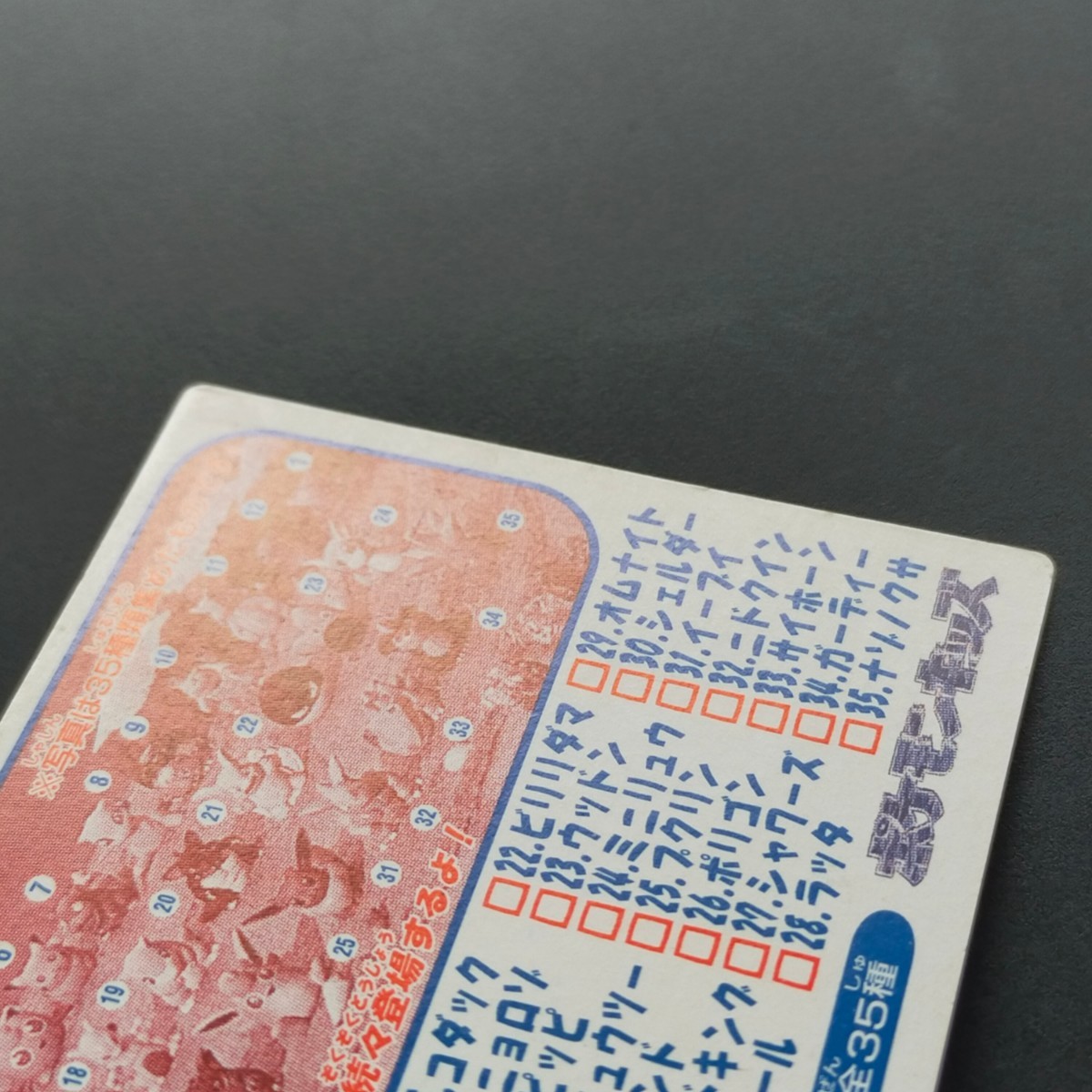 Bibian 比比昂- 1995年初期ゲンガーポケモンキッズカード Bibian 比比昂- 1995年初期ゲンガーポケモンキッズカード