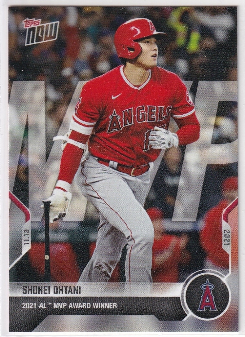 匿名配送無料】2021 TOPPS NOW 大谷翔平#OS-40 MVP 24時間限定Shohei