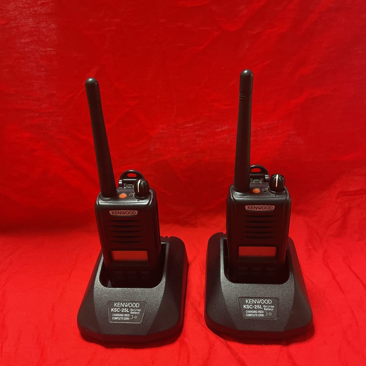 激安超安値 KENWOOD TPZ-D503 UHFデジタル簡易無線 2台セット 充電台