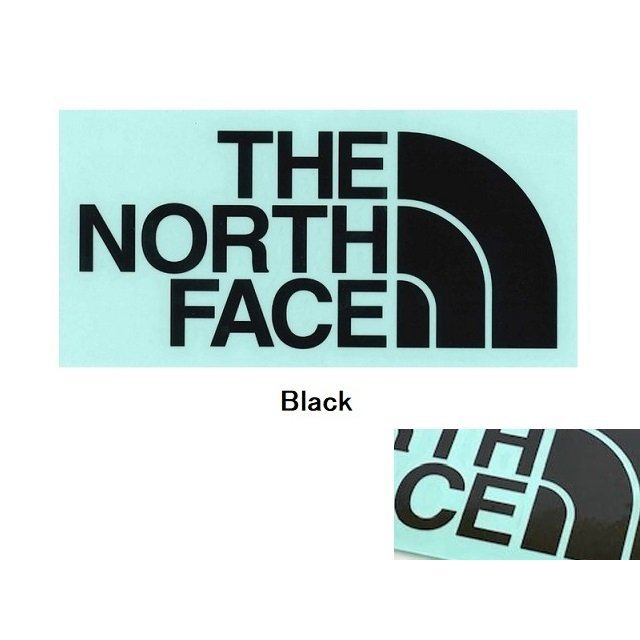 2枚セット ノースフェイス Cutting Sticker NN32347 black white 新品 PVC素材 防水_画像2
