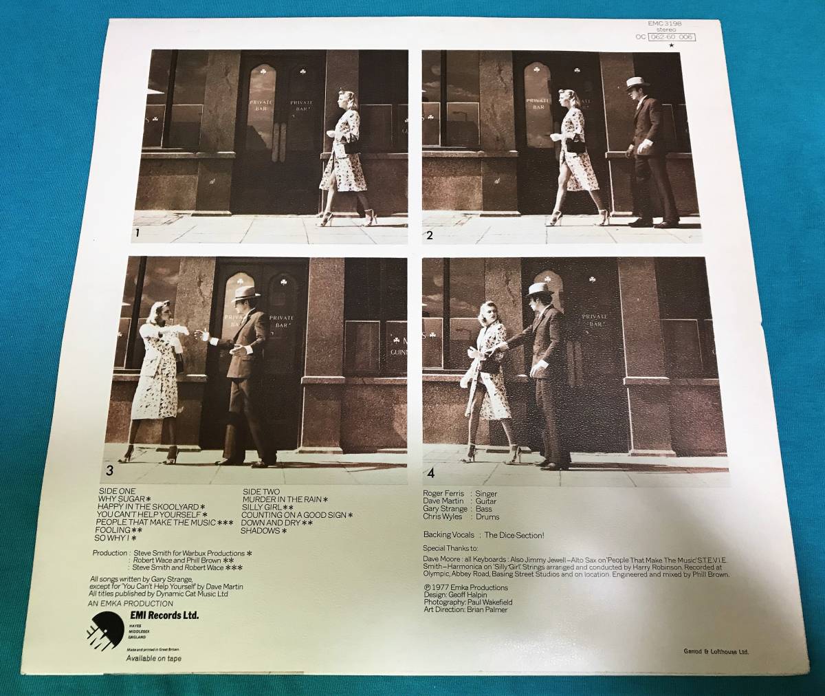 LP*No Dice / No Dice UK оригинал запись EMC 3198