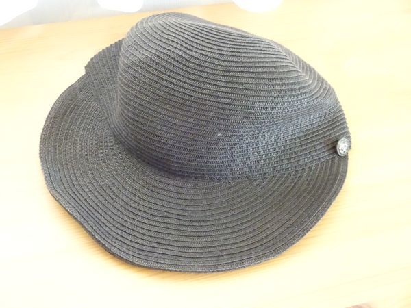 A ICHIYON PLUS B レディース　ワークキャップ ペーパーハット サイズ５７・５cm　１４＋　キャップ　帽子　黒色帽子_画像5